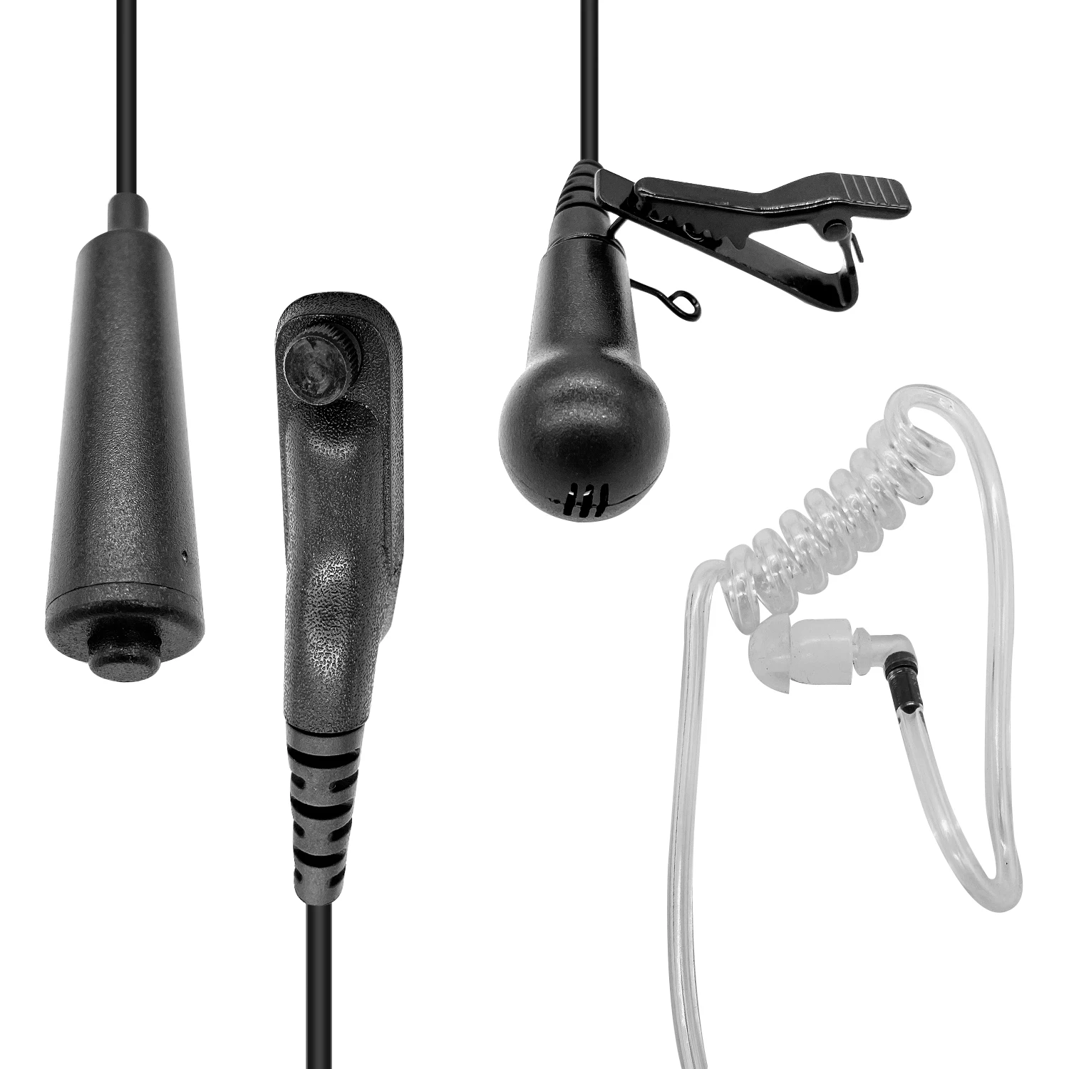 XPR 7550 Earpiece for Motorola XPR 6350 6550 XPR 7350 Two Way Radio Walkie Talkie Headset with Acoustic Tube and PTT Mic