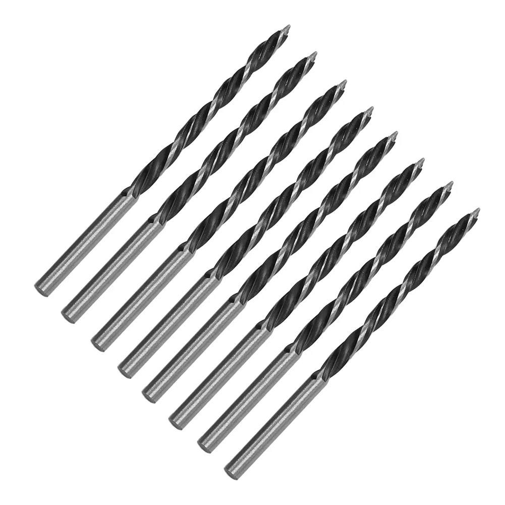 

Durable Exquisite Brand New High Quality Wood Drill Bits Accessories Drill Bit Spiral Wood 3MM 3mmx 58mm 8Pcs/set