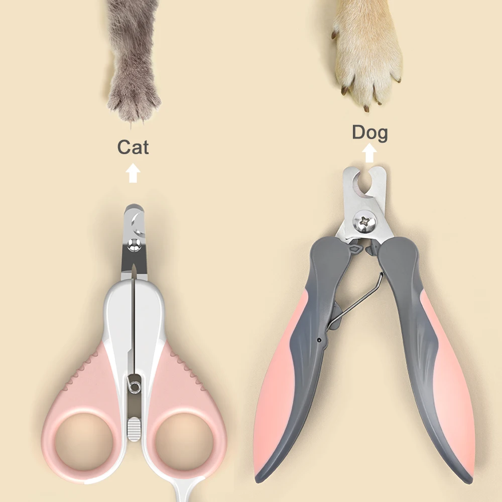 

Sharp Dog Cat Nail Clipper Stainless Steel Dogs Scissors Professional Cats Claw Clippers Cutter With Lock Pet Grooming Tool