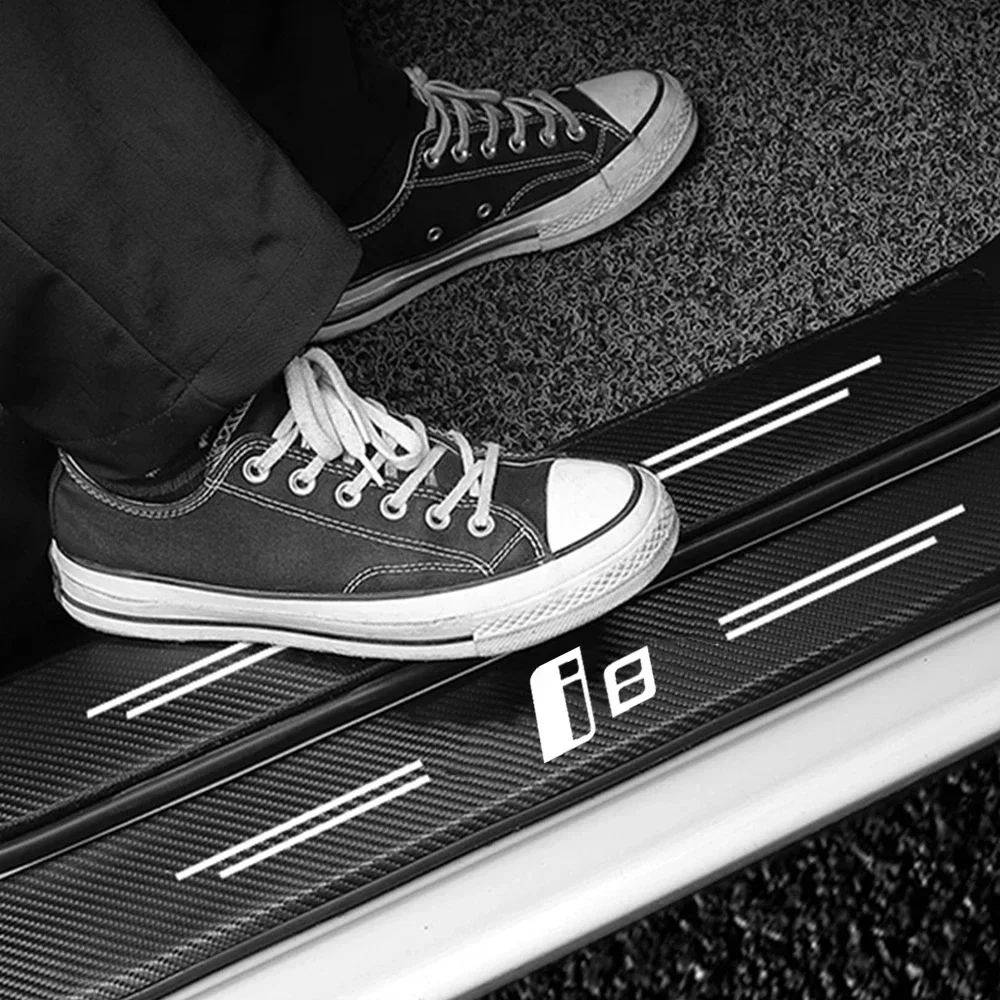 Наклейки на порог автомобиля наклейки педаль бампер декоративная полоса для BMW i8