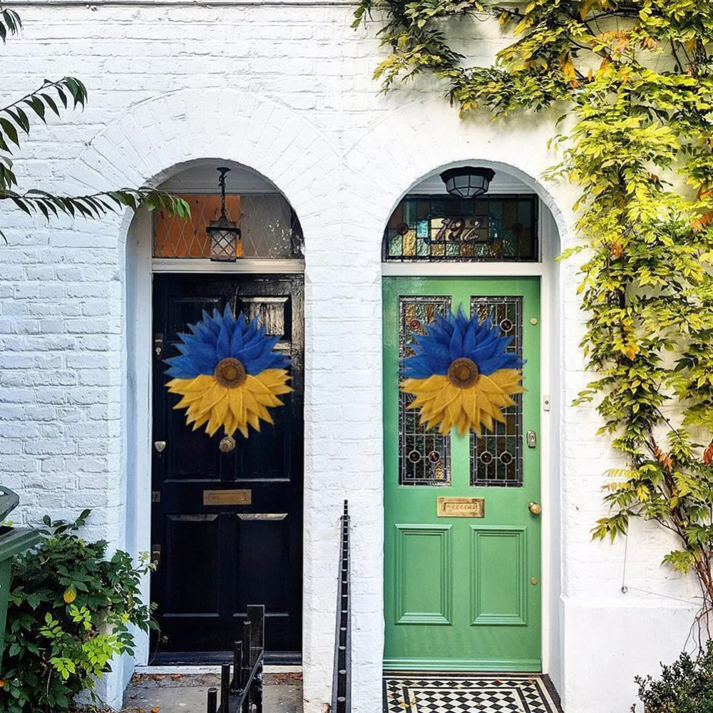 

Sunflower Wreath Farmhouse Cottage Wreath Party Festival Decoration Home Decoration Handmade Spring Decorations Decor