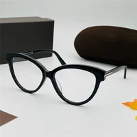 optical eyeglasses for men women retro 5673 b style anti blue glasses light lens plate full frame with box