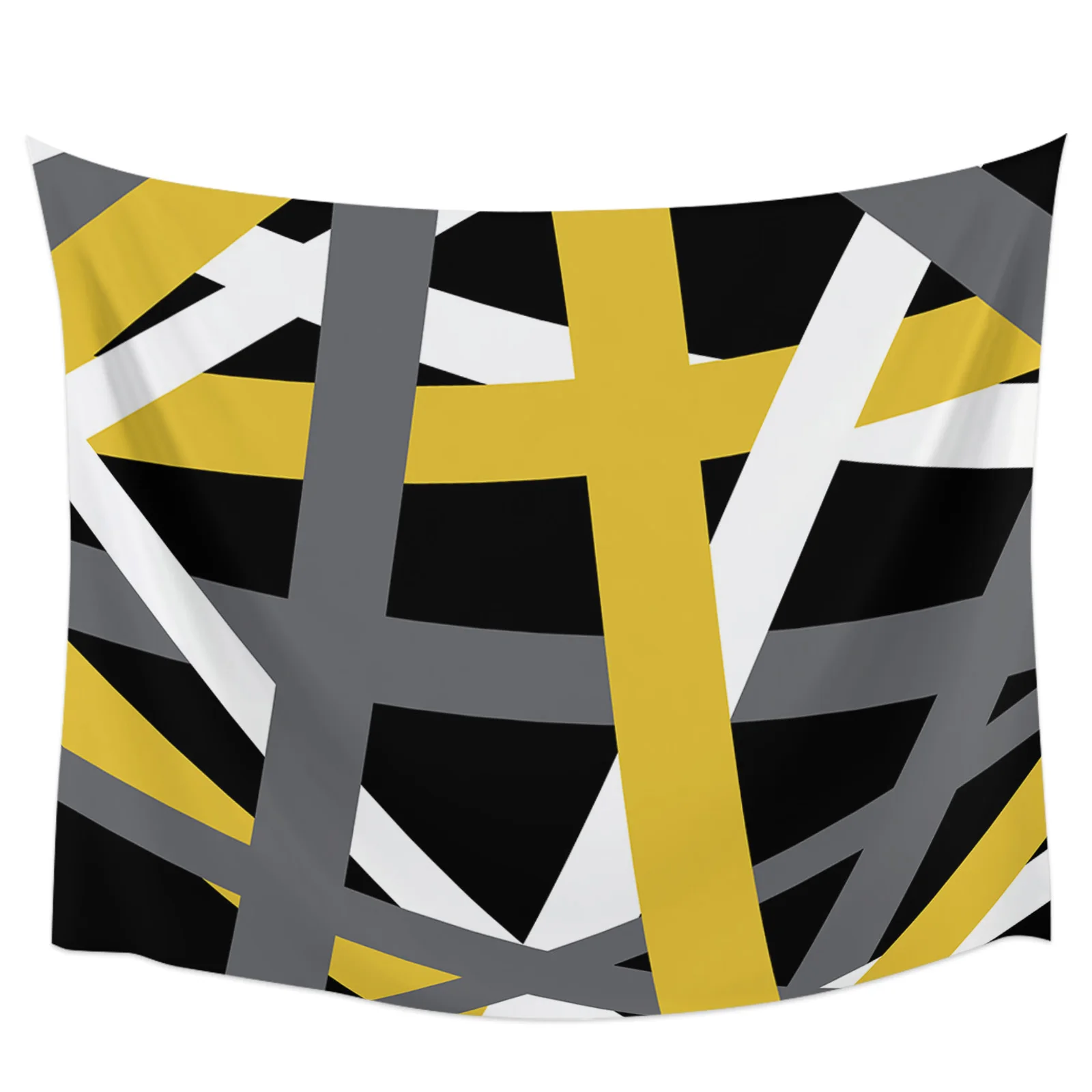 

Yellow Gray Geometric Lines Abstract Tapestry Wall Hanging Boho Tapestry Wall Home Bedroom Living Room Decor Hanging Cloth