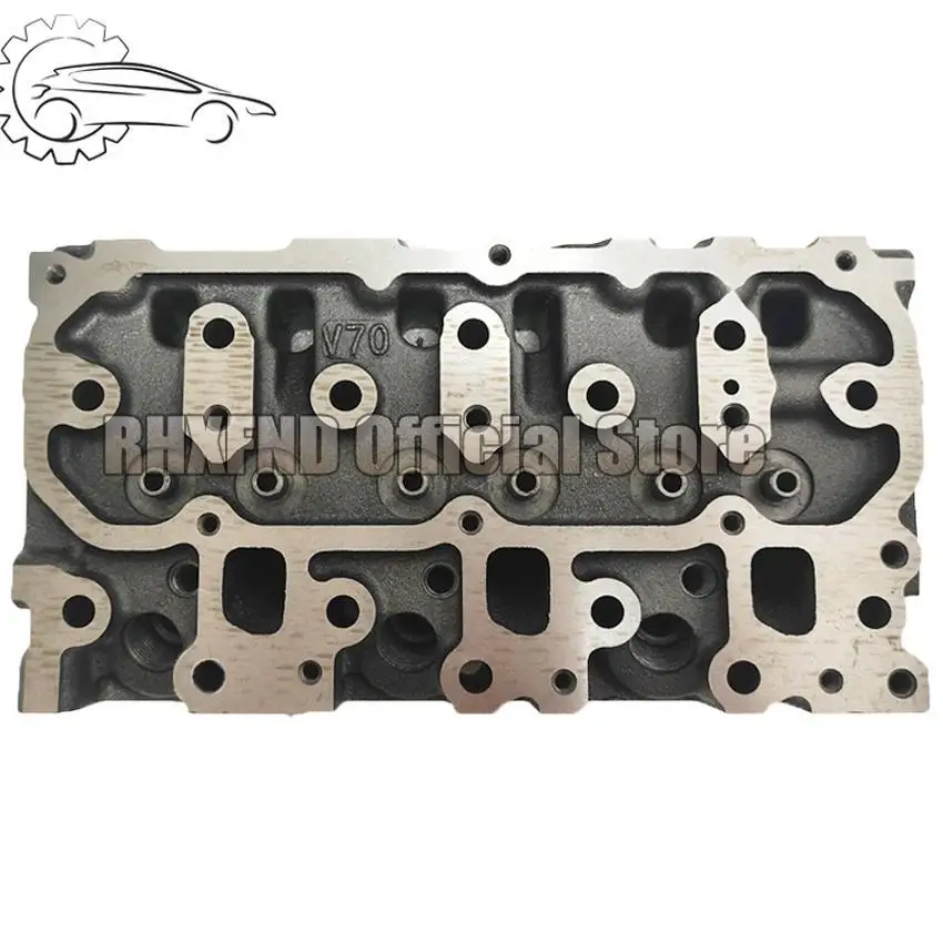 Фото 3TNE78A 3TNV70 3TNV74 полная/голая головка цилиндра, подходящая для OEM колесного погрузчика двигателя Y'anmar;  119515-11740 11951511740 №1