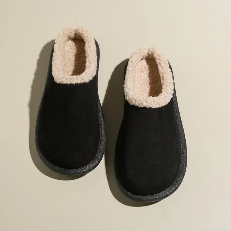2024 высококачественная обувь женские тапочки с закрытым носком теплые