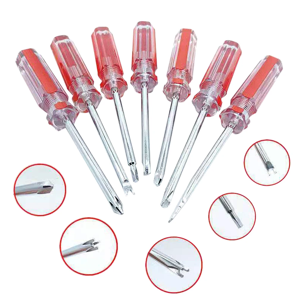 

7 Pcs Screwdriver Special Shaped Triangular U Y Inner Cross Head 185mm For Household Machine Repairing Hand Manual Tools