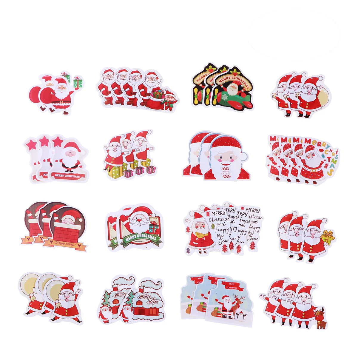 

48Pcs/Set Christmas Labels Christmas Present Sticker Christmas Decals Packing Label Wrapping Stickers Laptop Sticker