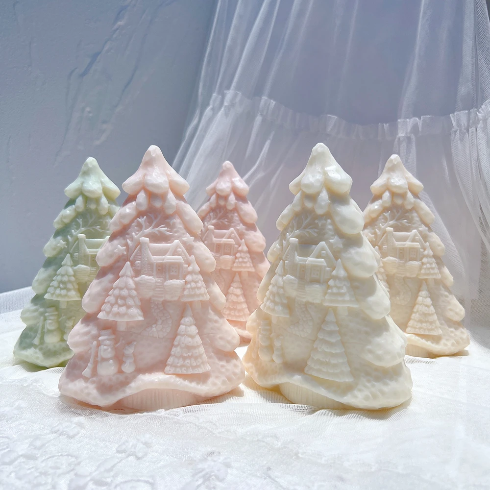 Силиконовая форма для рождественской елки 15 см