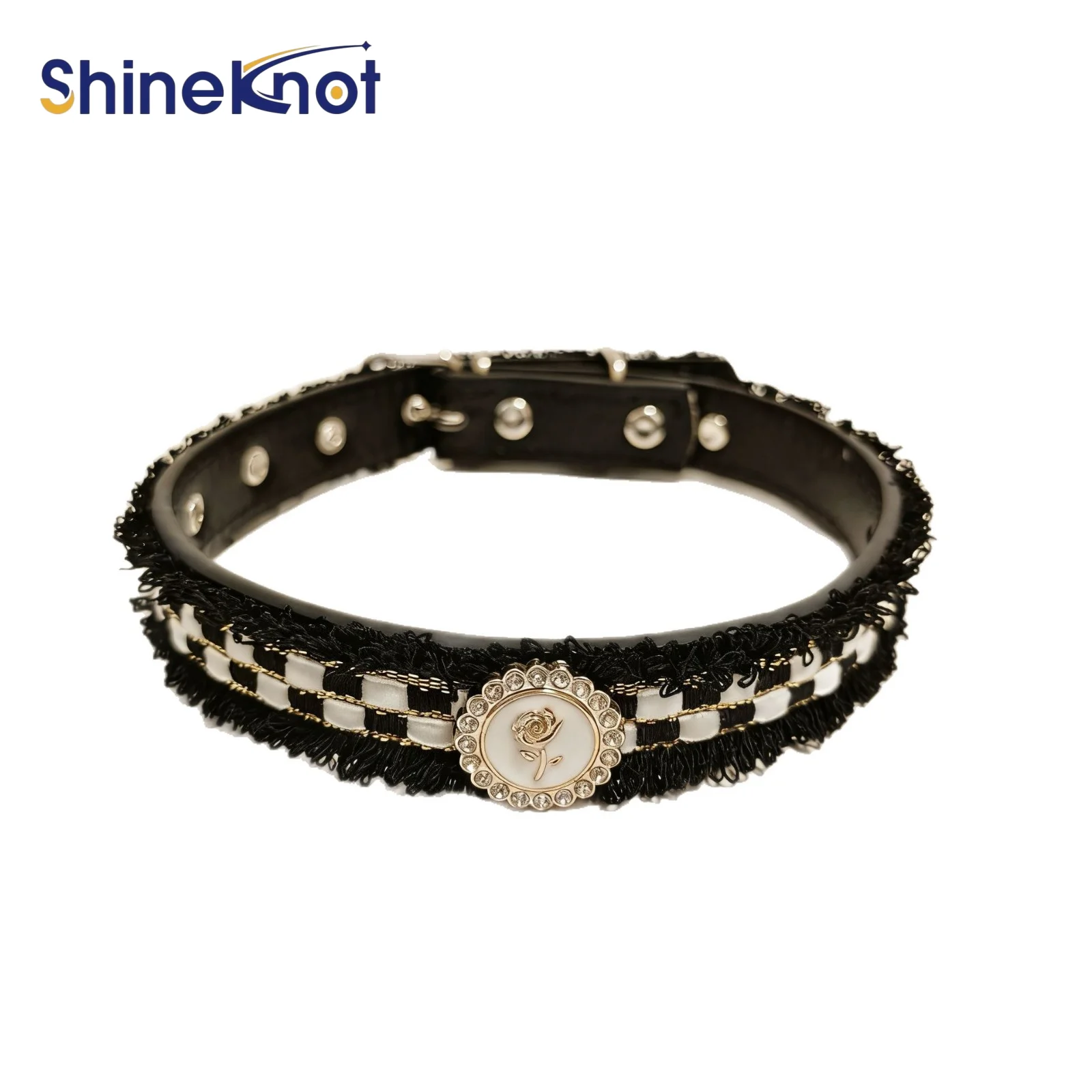 Фото Ошейник для собак SHINEKNOT: новый популярный регулируемый ошейник для маленьких и средних пород, милый ретро-дизайн, с легким ароматом, для кошек и собак №5