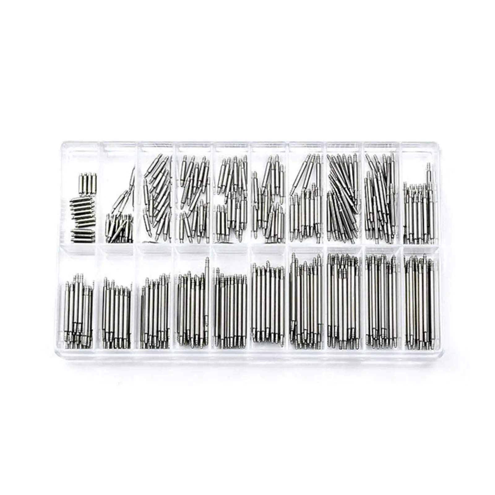 

400Pcs Spring Bars 6Mm-25mm for Repair Different Sizes Cotter Pins
