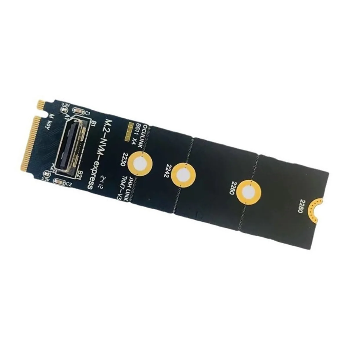 Для адаптера M.2 NVME к Oculink Female SFF-8612 PCI-E X4 поддержка DOCK-OC4 для 2 5-дюймового U.2 (SFF 8639) SSD