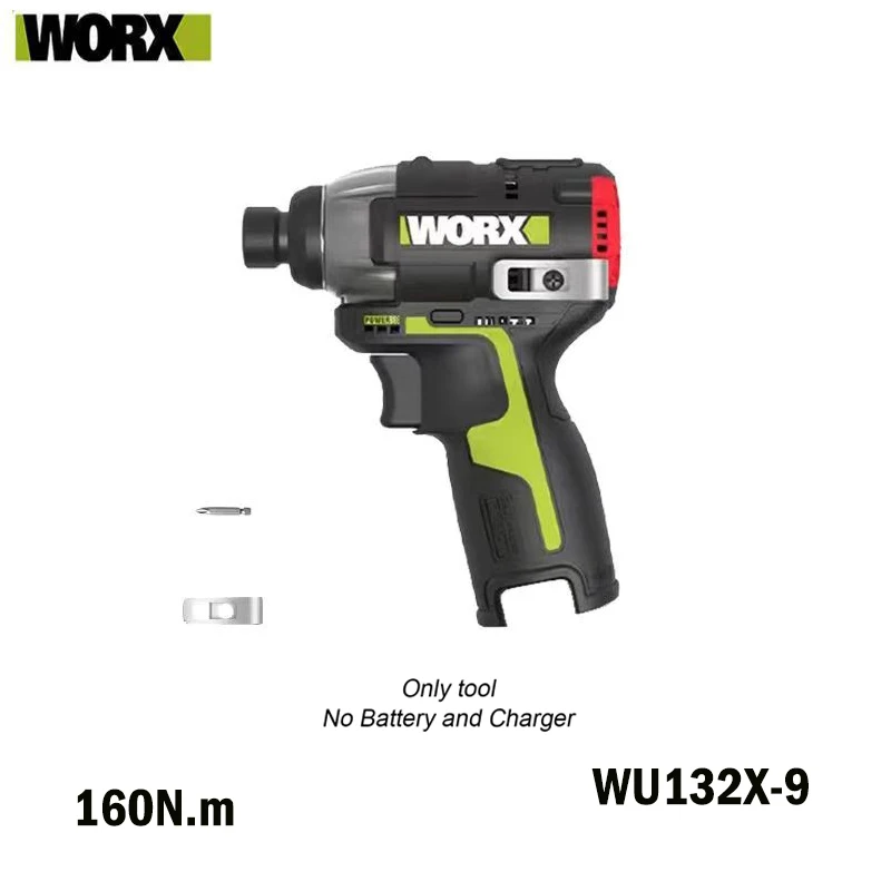 

Шуруповерт ударный WORX WU132X, Беспроводная электрическая дрель 12 В