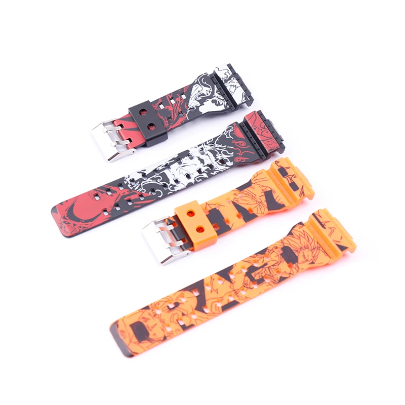 Ремешок резиновый для часов подходит Casio G-SHOCK GA GD GAX GLS100 110 120 мужские и женские