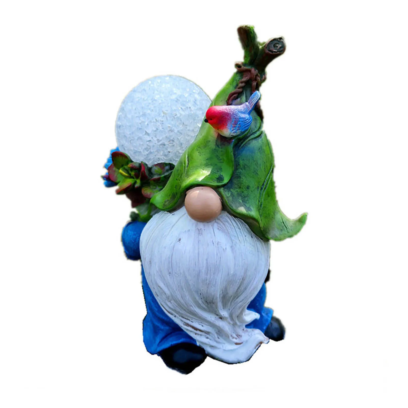 

Solar Powered LED Light Garden Gnome Waterproof Solar Powered Lights Garden Sculptures Outdoor Garden Statues Yard Patio Decor