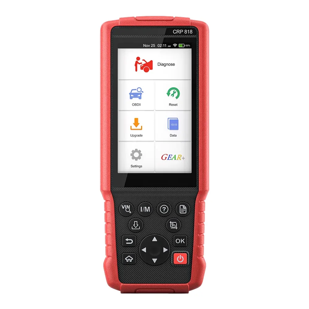 Фото Диагностический сканер Launch X431 CRP818: Мощный инструмент с поддержкой OBD2, полной диагностики систем, сброса ABS, ETS, DPF, REG, TPMS, кодирования инжекторов №4