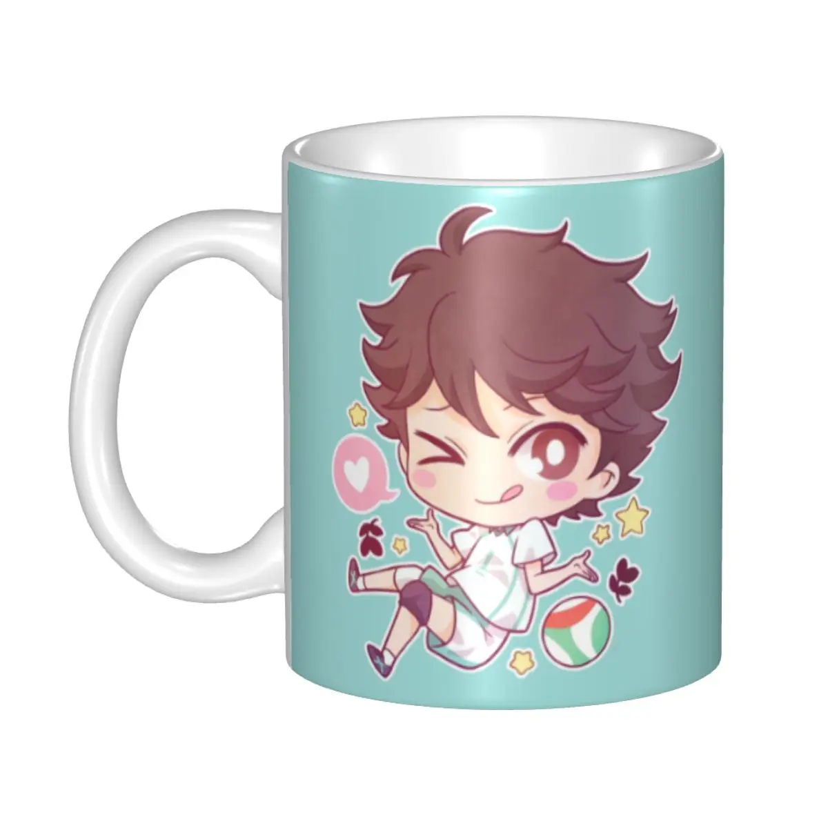 

Кружки Haikyuu Tooru Oikawa на заказ, японская кружка для волейбола, Аниме Манга, кофе, керамическая кружка, креативный подарок