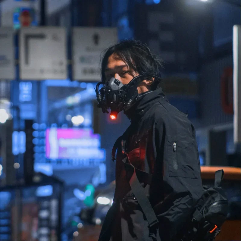 Coslan с трубкой электронная сигарета нижняя часть лица полумаска концерт курение