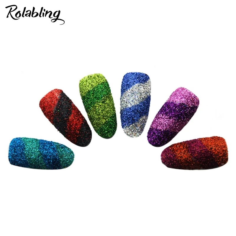 1 горшок лазерный порошок для ногтей голографический пигмент блестящая пыль
