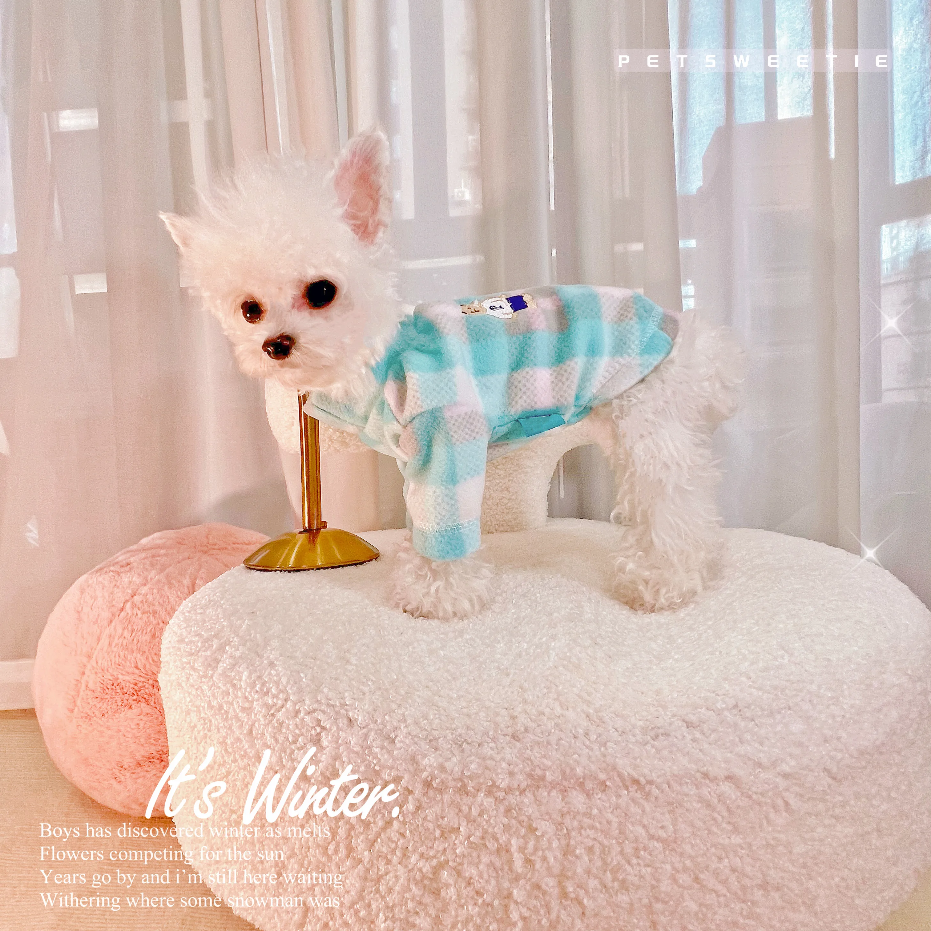 Новый осенний теплый свитер серии Polar Bear Bascoat Pet Dog Teddy