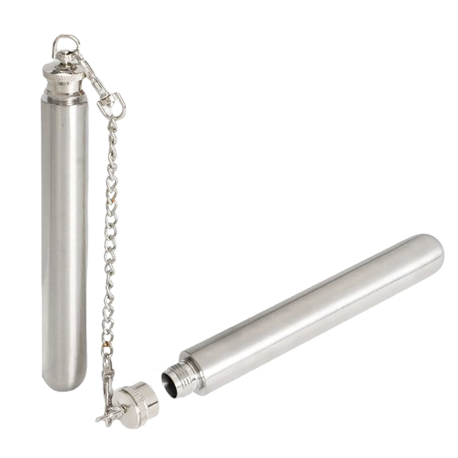 

1.5oz Mini Hip Wine Whisky Bottle Stainless Steel Hip Flasks Portable Wine Bottle Long Round Bottom Tubular Pot Accessories