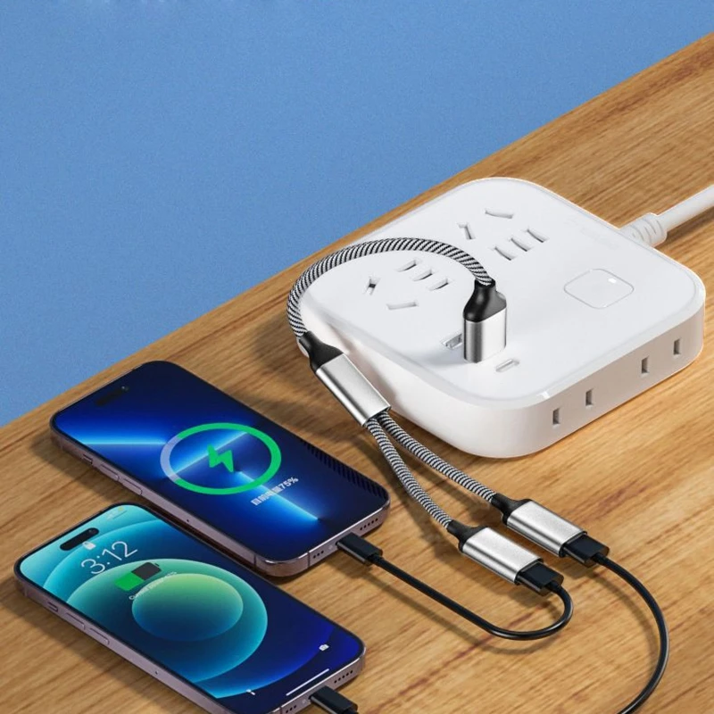 F3KE USB C папа на двойной мама сплиттер-переходник-удлинитель соединительный кабель