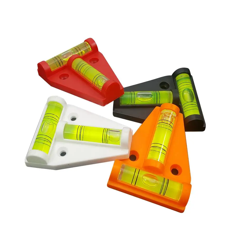 

2-полосный мини Т-образный спиртовой уровень, пластиковый измерительный вертикальный и горизонтальный регулятор прицеп, дом на колесах, акс...