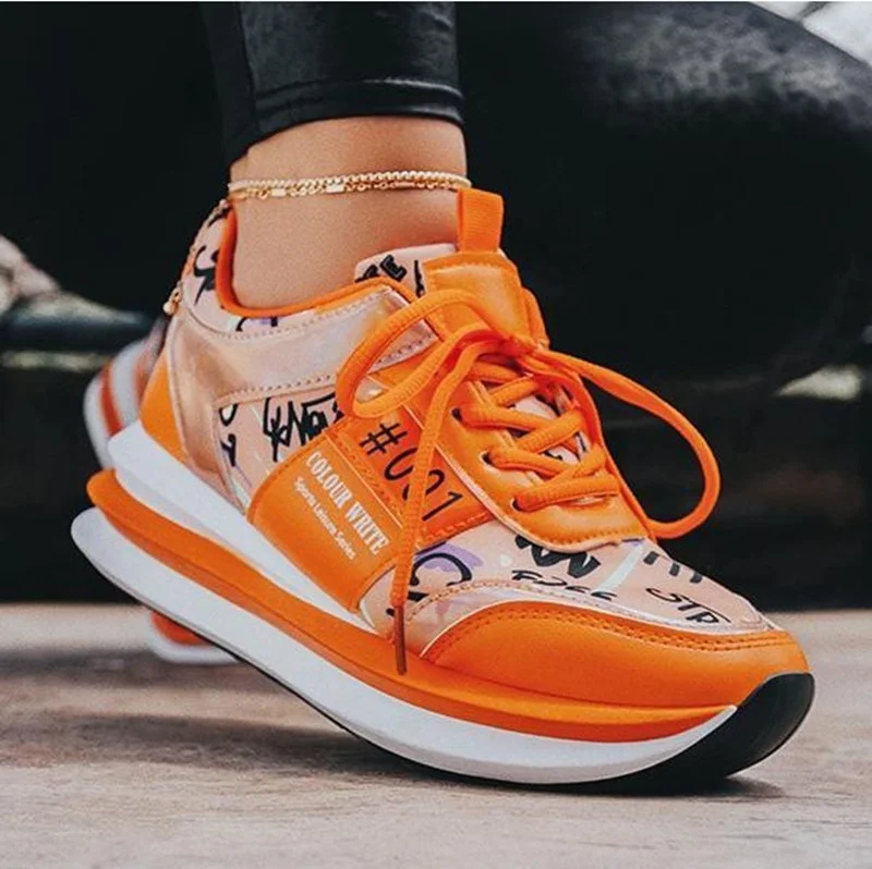 

Women sneakers 2023 New Spring Autumn Sport Shoes Woman Breathable Fashion tennis Shoes Mujer Lace Up Running Walking Sneakers