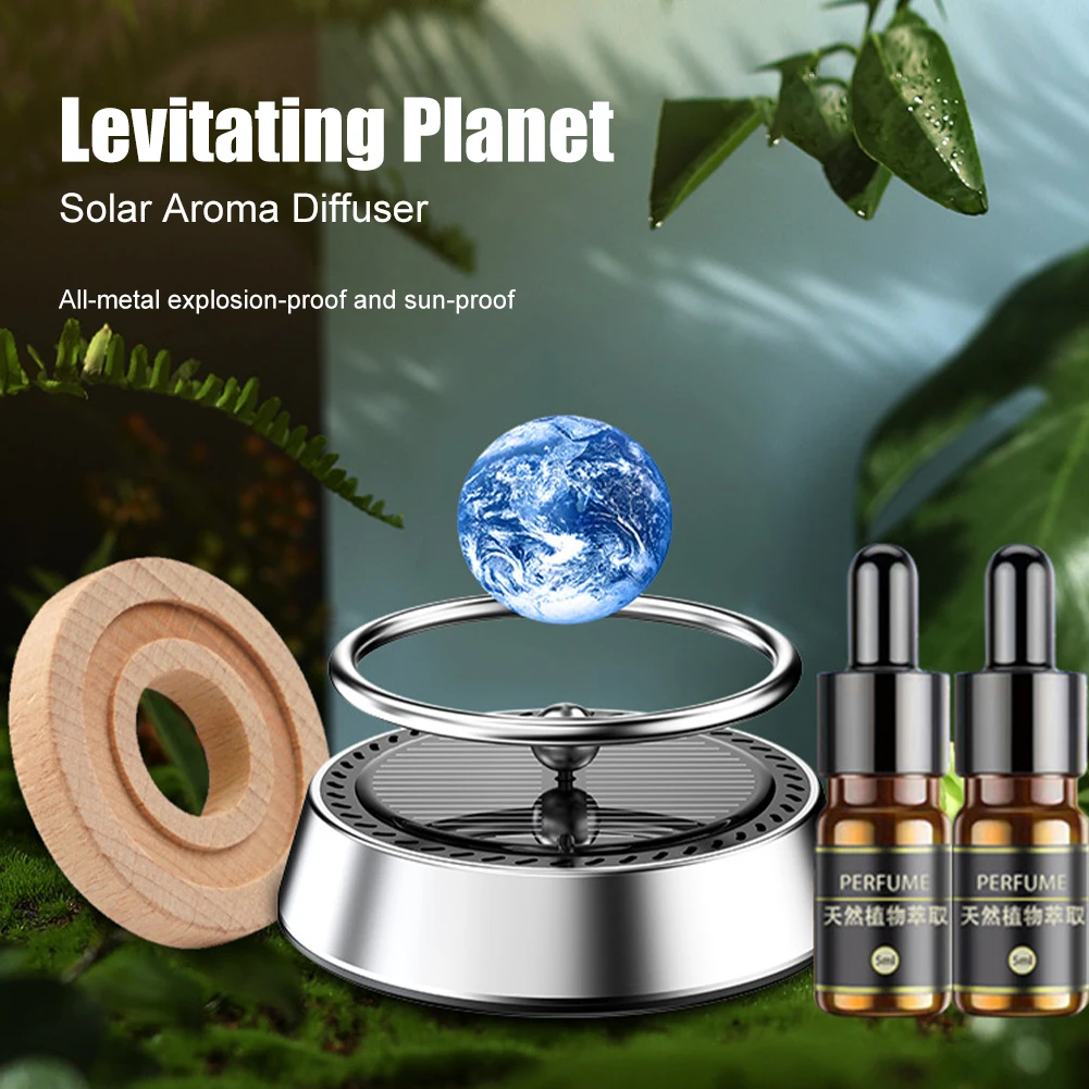 

Solar Rotating Car Air Freshener Auto Perfume Men Women Original Aroma Diffuser Fragrance Ornaments Car Interior Accessories