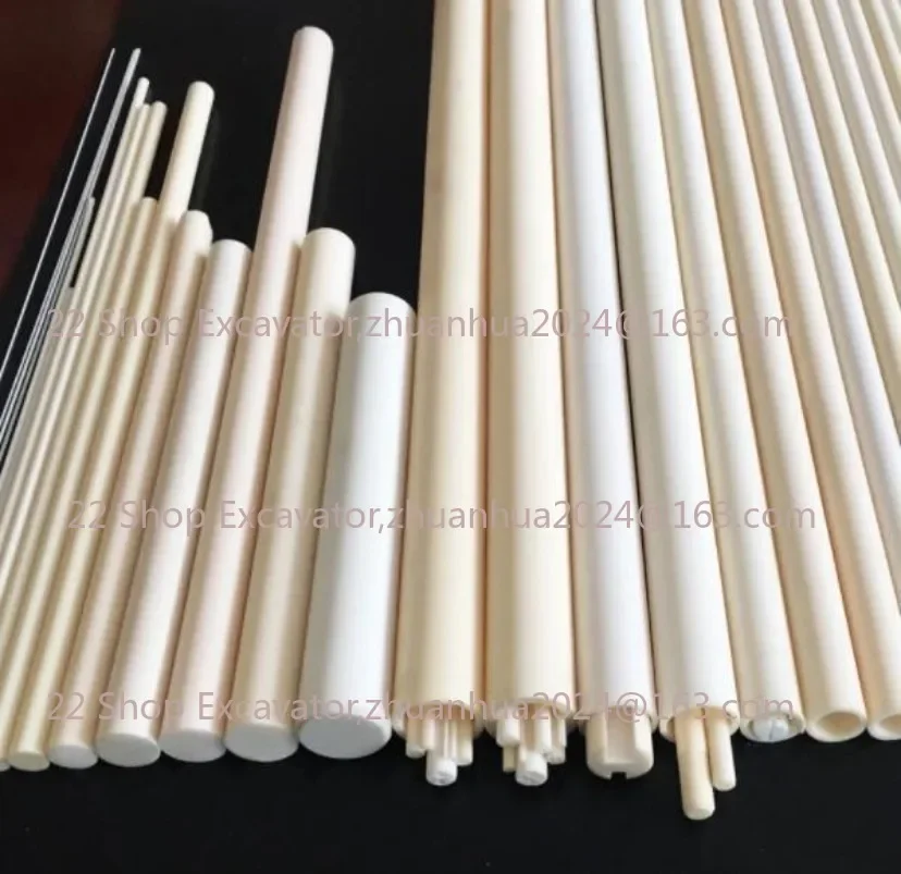 

Керамическая трубка из глинозема Полый изоляционный стержень Защитная трубка термопары 100 мм