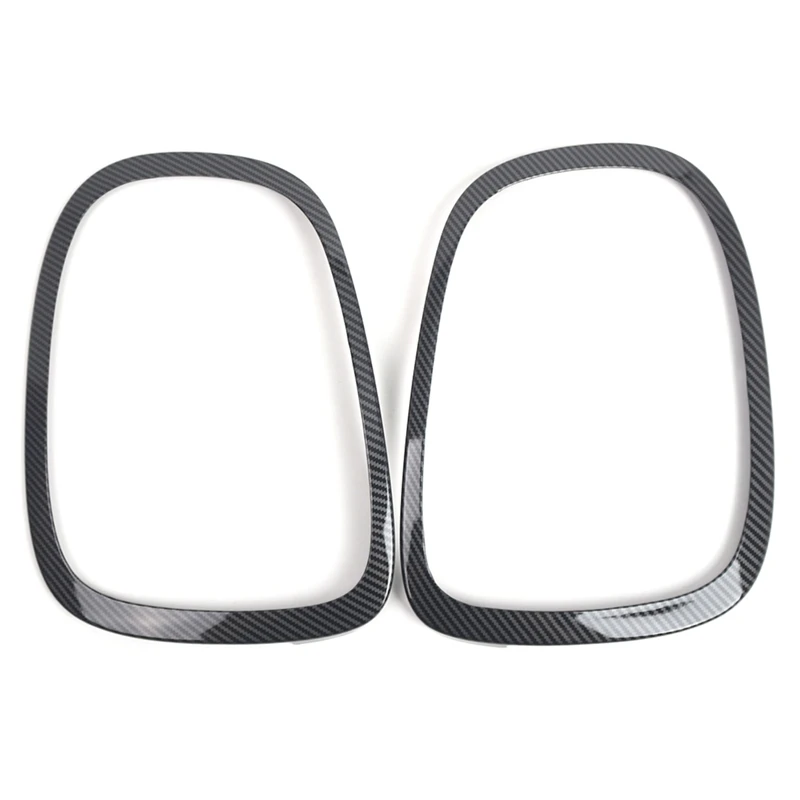 Углеродное волокно ABS Taillight Trim Ring Frame для BMW MINI F55 F56 F57 2014-2021 51712285495 51712285496