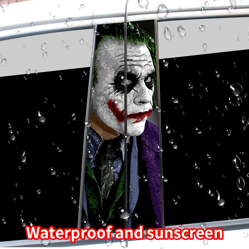 Забавные наклейки на автомобиль в-столб защита от солнца