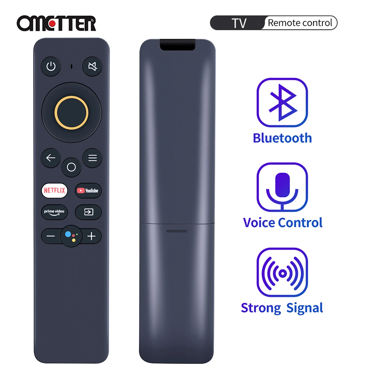 

Bluetooth Voice CY1710 for REALME Remote Control 43 32 Inch Smart TV Youtube Netflix Prime