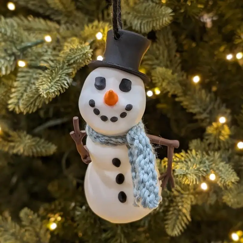Рождественская елка подвеска в виде снеговика Рождественский снеговик фигурка