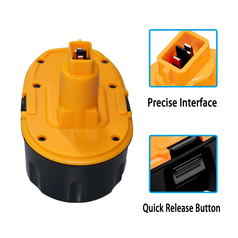 Для Dewalt 18 В аккумулятор 4800/6800/9800 мАч Ni-MH DC9096 DE9039 DE9096 DE9098 DE9503 DC212 сменные