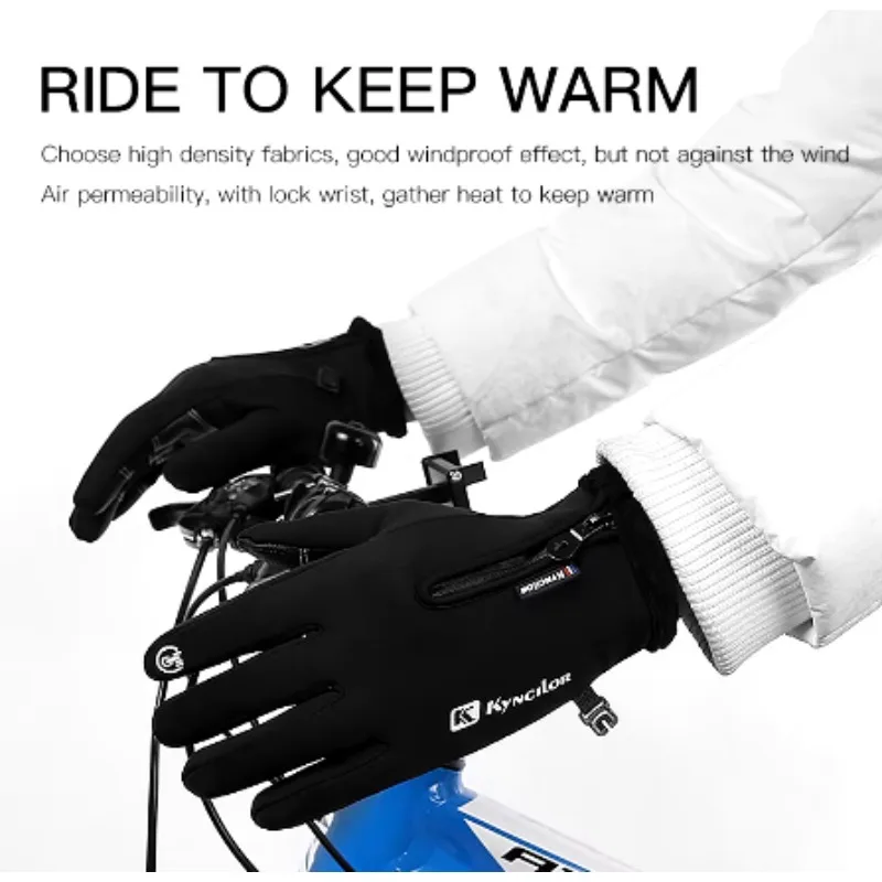 Зимние перчатки для мужчин и женщин теплые мотоциклетные водонепроницаемые