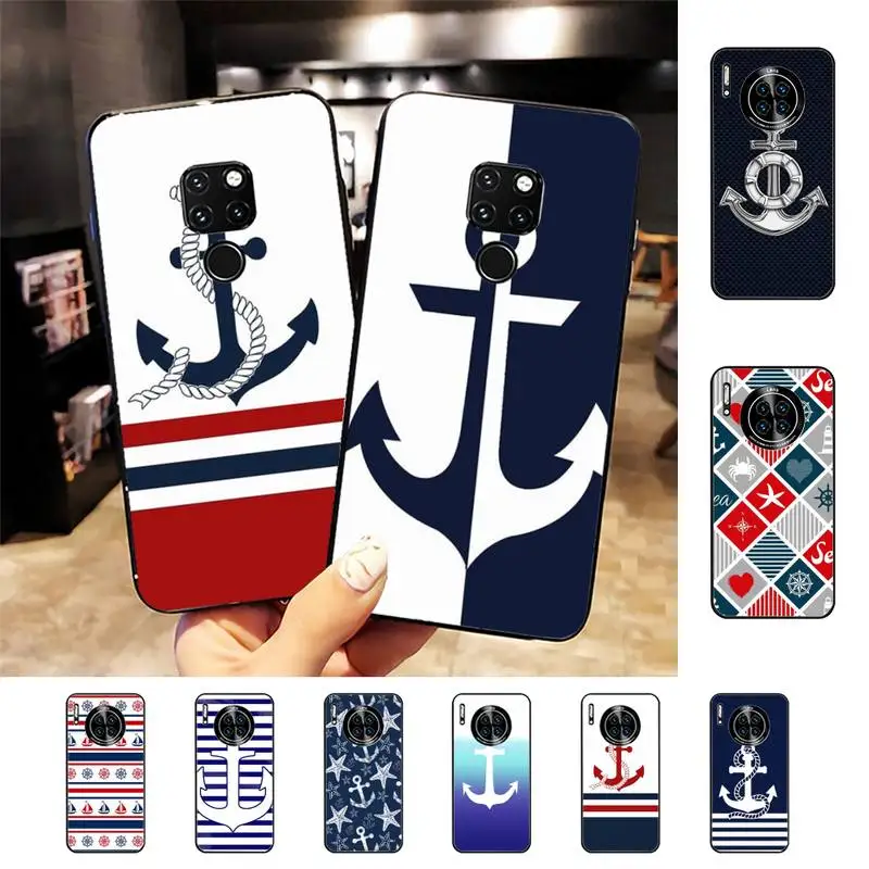 

Nautical anchors Phone Case for Huawei Mate 20 10 9 40 30 lite pro X Nova 2 3i 7se
