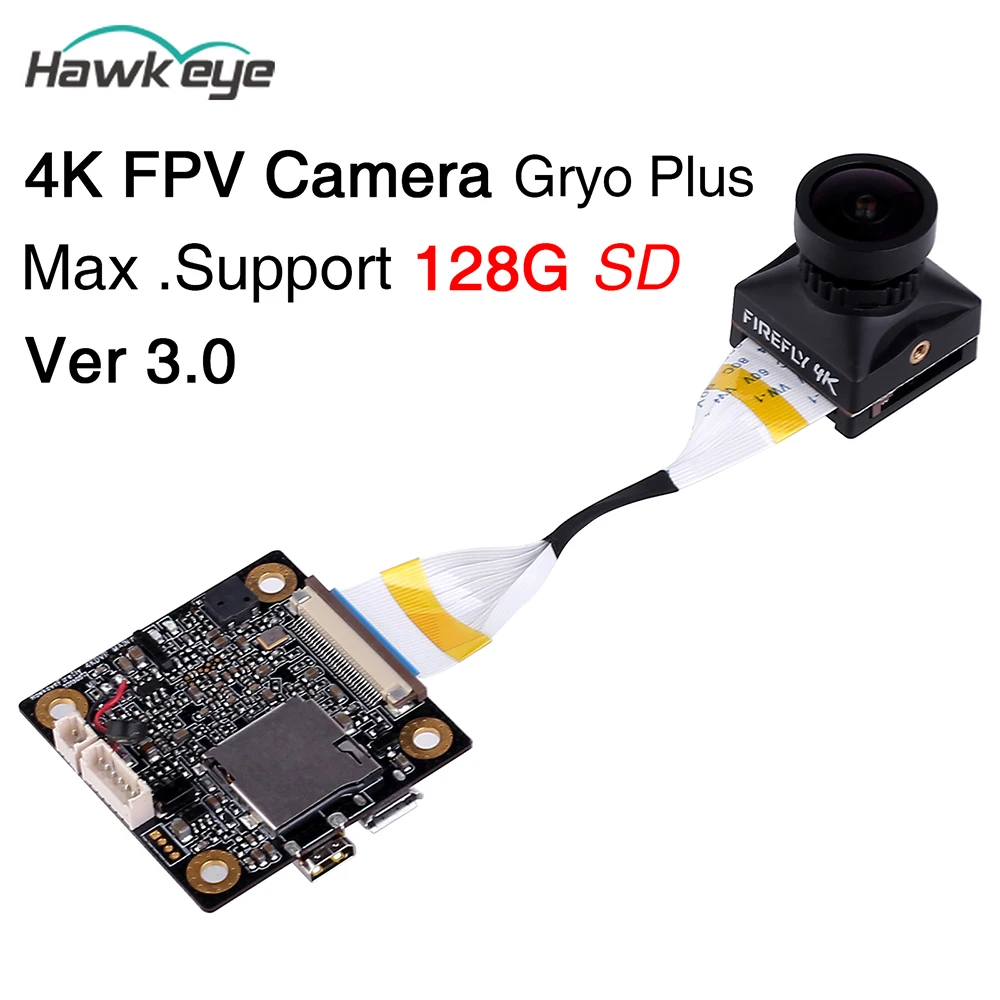 Hawkeye Split EIS V3.0 Гироскопическая сенсорная плата 4K 160 градусов HD Запись DVR Мини FPV