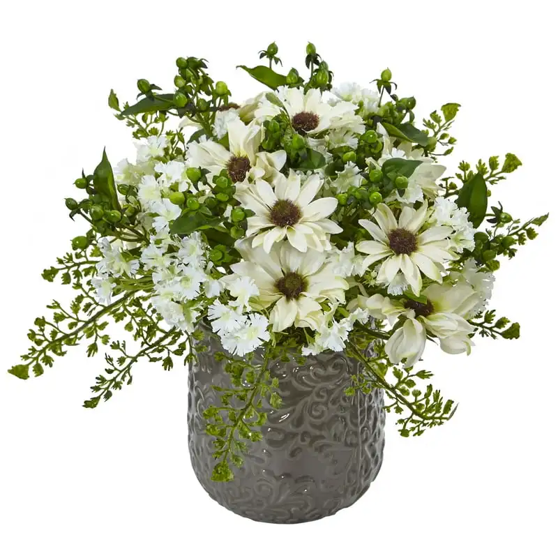 

Шелковая композиция в сером цвете, декоративная ваза в деревенском стиле, ваза в виде грибов, декоративная ваза для ванной, Домашняя мини-ваза, книга в