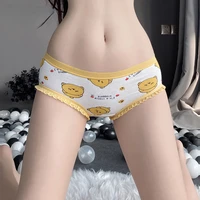 women cotton anime underwear kawaii cartoon panties sexy loli breathable soft lingerie cute lolita girl seamless stretch briefs