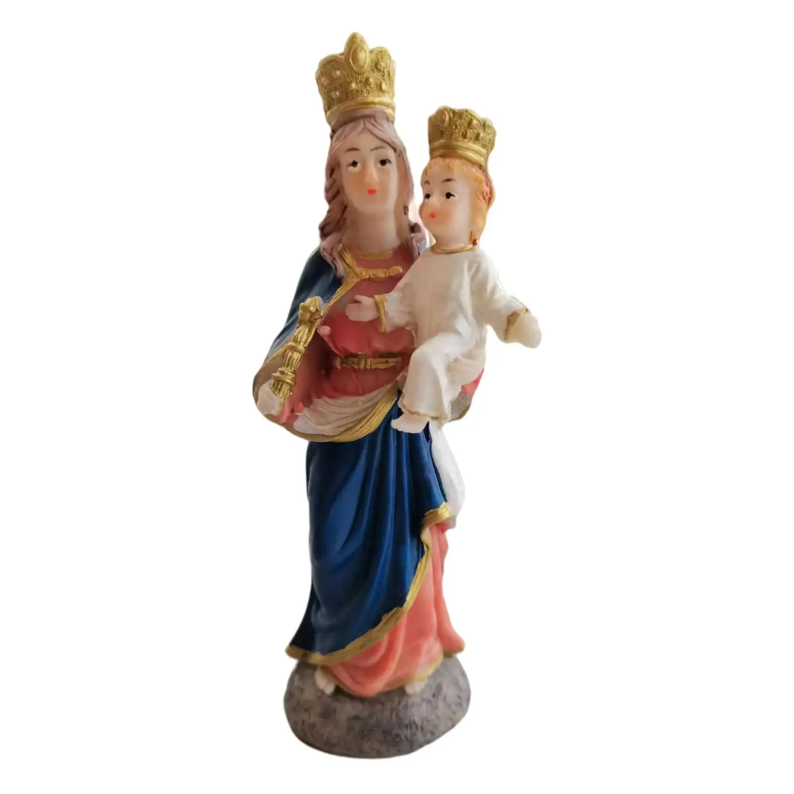 

Хранилище Богородицы, с ребенком, с Иисусом Святой статуей, полка, домашние церковные статуэтки 6 дюймов