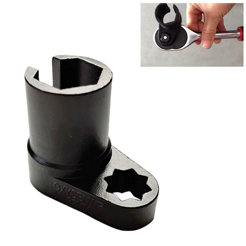 

Профессиональный инструмент для удаления кислородного датчика, универсальный привод для удаления кислорода, ручной инструмент, аксессуары для автомобиля, 22 мм