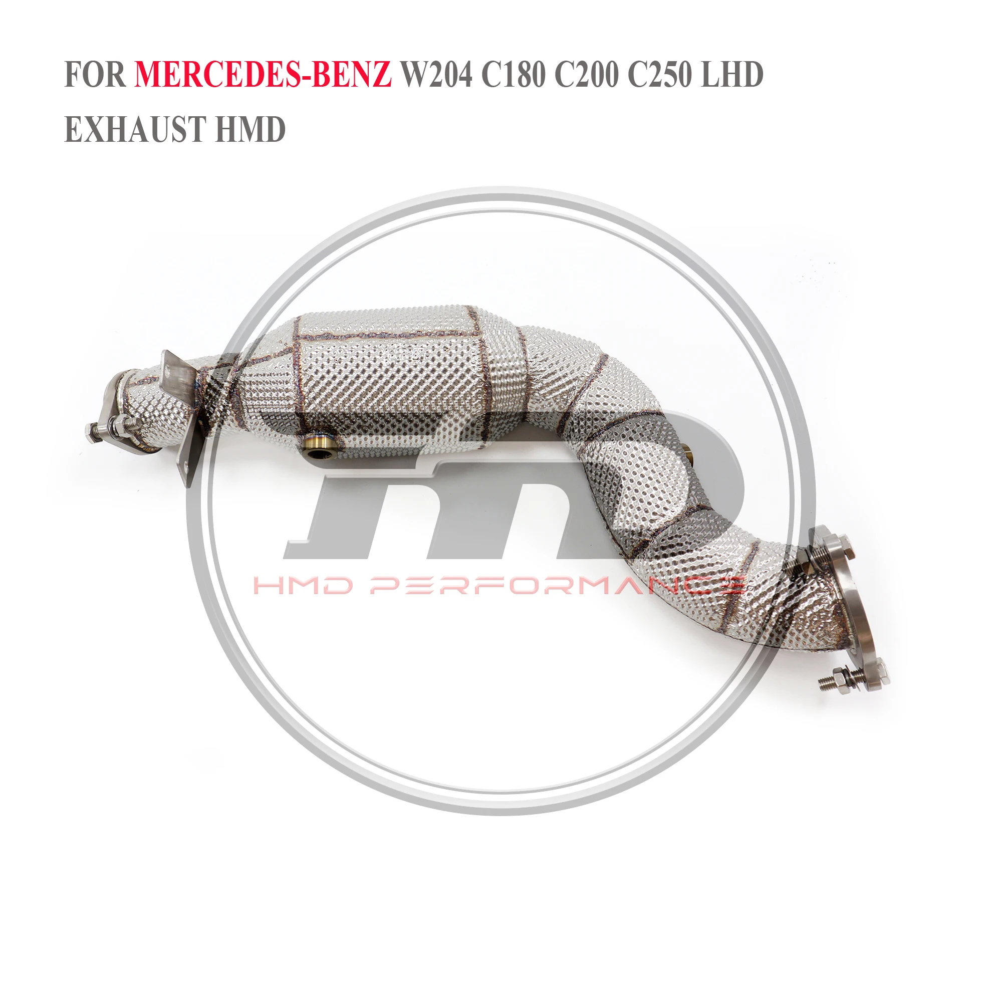 

HMD Exhaust System High Flow Performance Downpipe for MercedesBNEZ W204 C180200 250 Left-hand Drive Car