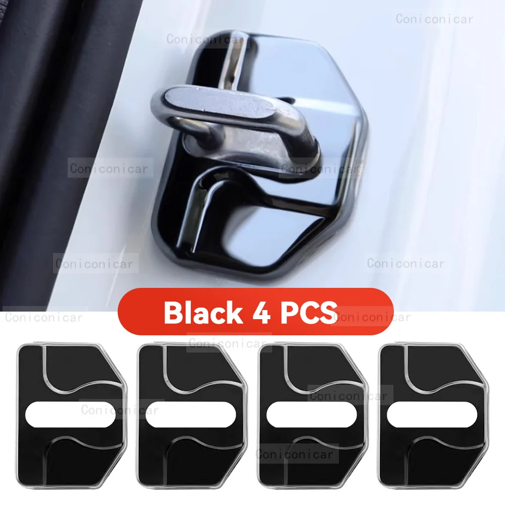 

Аксессуары для LYNK & CO 01 03 06 2021-2024, защитная крышка для автомобильного дверного замка, эмблемы, искусственная защита для украшения из нержавеющей стали