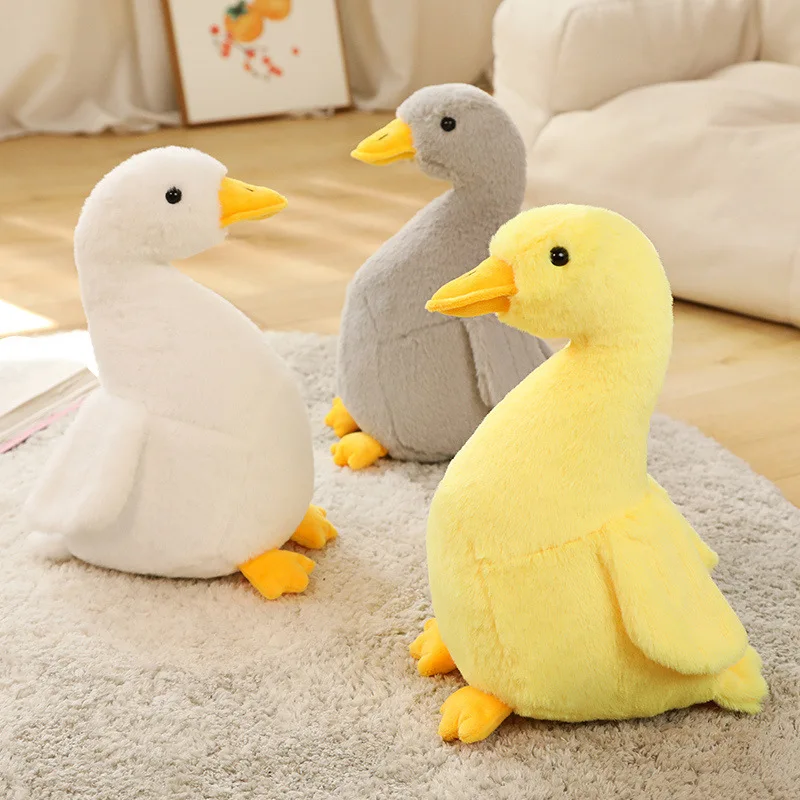 

Bubble Kiss Imitation Yellow Duck Plush Throw Pillow Cartoon Doll Fluffy Soft Seat Cushion Home Decor Sofa Pillows for Bedroom