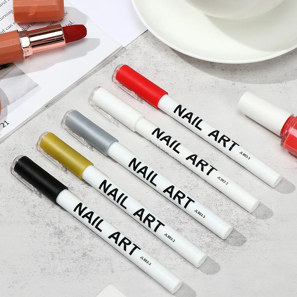 

1 шт., водостойкая ручка для дизайна ногтей