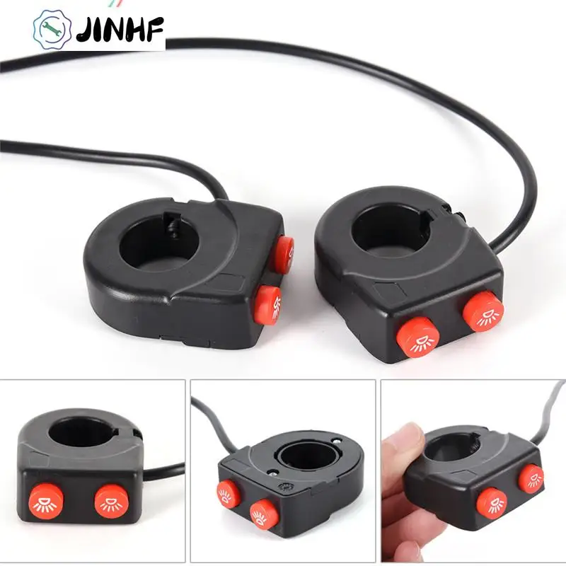 

Motorcycle Bike Motorcycle Switches Handlebar On Off Button Head Spot Fog Light Switch Button Useful