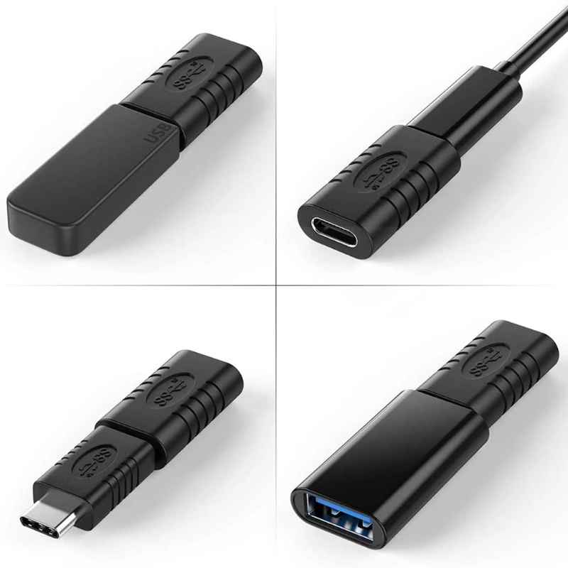 USB C-соединитель Адаптер Мама-мама 3 в упаковке Type C 1 удлинитель соединитель