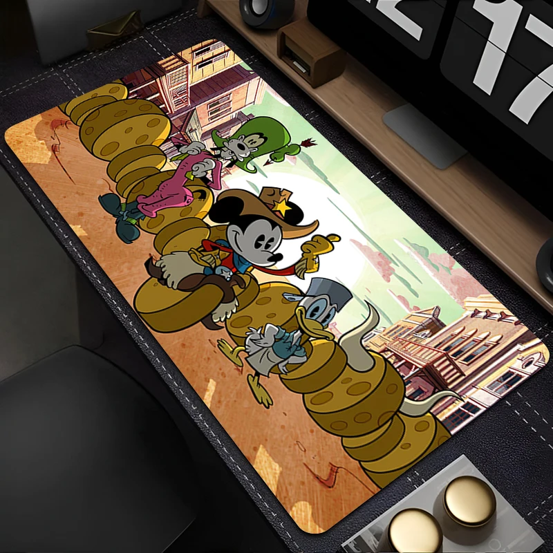 Фото Аниме коврик для мыши геймер игровой коврик для мыши M-mickey M-minnie Kawaii настольный коврик мультяшный игровой коврик компьютерный и офисный шкаф коврик для клавиатуры №2