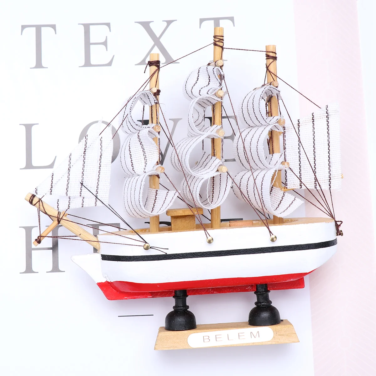 

Sailboat Decoration Sailboat Model Creative Home Decor Craft Car Ornament