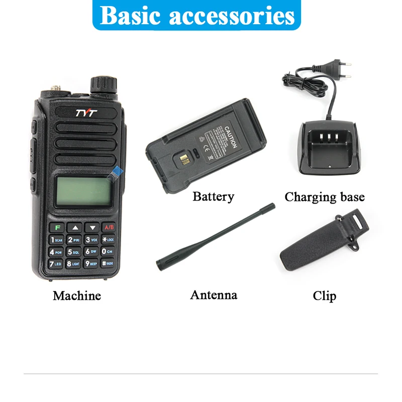 TYT TH-98 Teyitong walkie-talkie UV dual frequency outdoor long distance high power mountain waterproof  (8W high power)